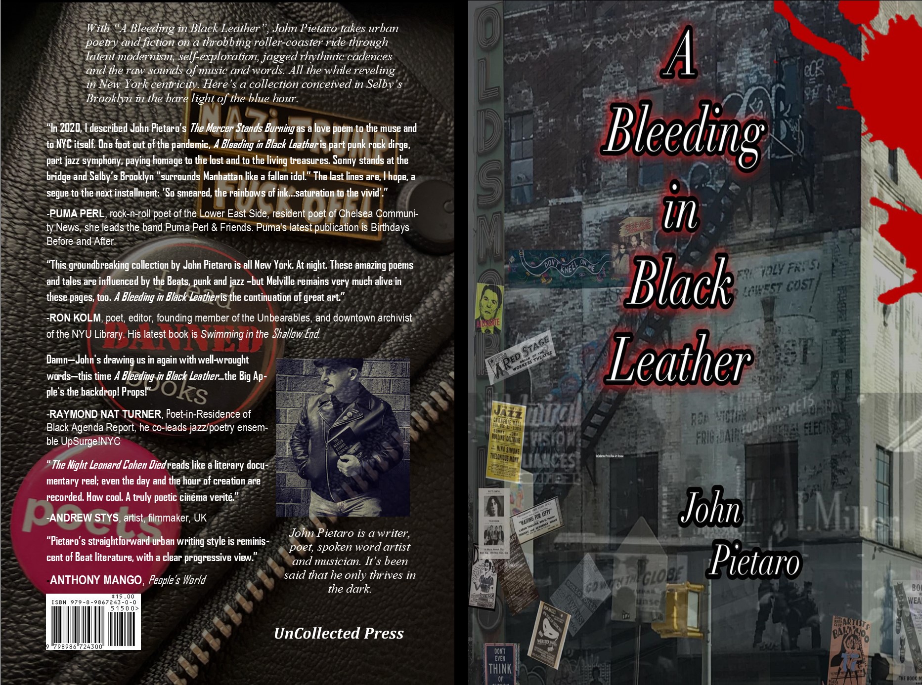 Announcing The Publication of “A Bleeding in Black Leather” by